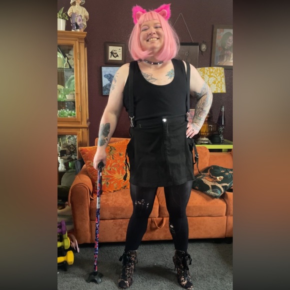 Hot Topic Black Mini Skirt - Picture 4 of 9